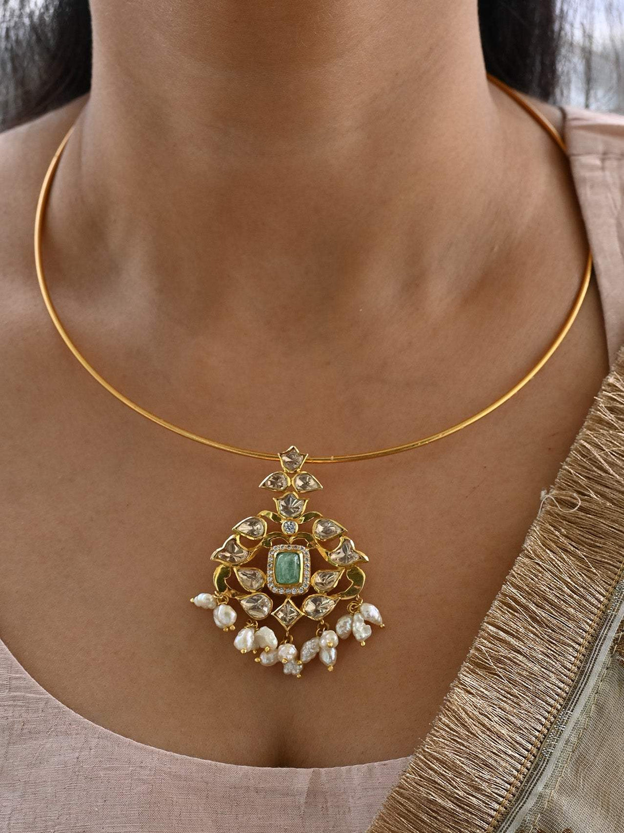 Handcrafted Hasli Pendant Necklace